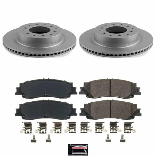 2022-2023 Toyota Tundra & Sequoia Heavy-Duty Brake Rotor and Ceramic Pad Assembly - Premium Replacement