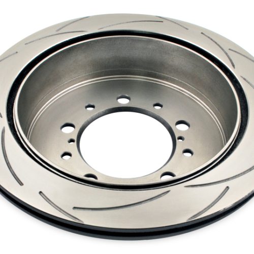 DBA Street Series Rear Slotted Brake Rotor 2006-13 Toyota Land Cruiser, Tacoma, Tundra - Premium Replacement