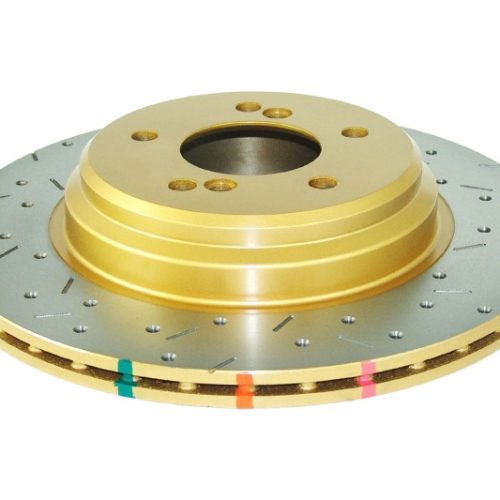 DBA 4000 Series Rear Drilled and Slotted Brake Rotor for BMW M3 E46 ('2000-'2006) - Premium Replacement - Image 6