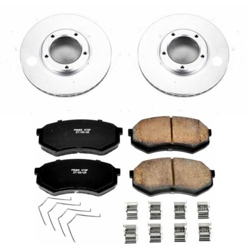 1995-2004 Toyota Tacoma Front Brake Rotor and Ceramic Pad Assembly - Heavy-Duty Fleet Replacement