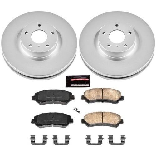 2009-2013 Nissan Maxima Front Brake Rotor and Pad Assembly - Premium Replacement