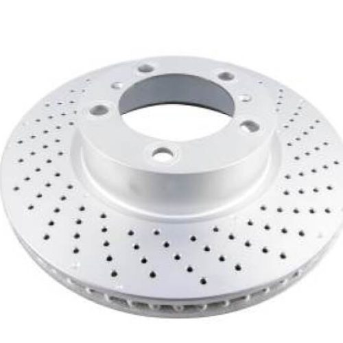 DBA Street Series OE Drilled Rotor for Mercedes-Benz CLA45 AMG 2020-21 Rear En-Shield Vented Drilled Rotor - Premium Replacement