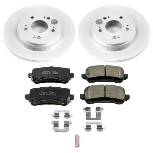 2014-2019 Acura RLX Rear Z17 Evolution Geomet Coated Brake Rotor Assembly - Premium Replacement