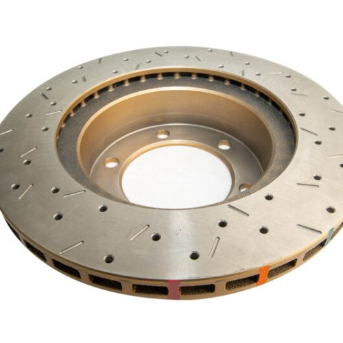 DBA 4000 Series Rear Drilled and Slotted Rotor for Lexus LX450 and Toyota Land Cruiser 80 Series 1992-97 - Premium Replacement - Image 4
