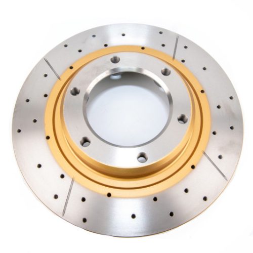 DBA Street Series Front Drilled and Slotted Rotor for Toyota Land Cruiser and Lexus LX450 1992-2010 - Premium Replacement - Image 2