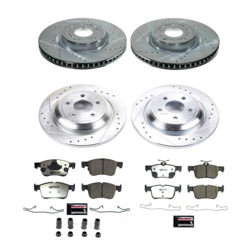 2020-2021 Ford Escape & Lincoln Corsair Heavy-Duty Truck & Tow Brake Rotor and Ceramic Brake Pad Assembly - Premium Replacement