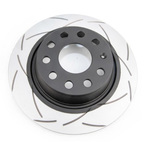 DBA Street Series T2 Slotted Brake Rotor Rear 2010-12 Volkswagen Passat CC 2.0T - Premium Replacement