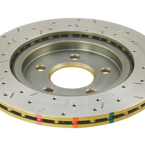 DBA 4000 Series Rear Drilled & Slotted Rotor for Ford Mustang 2011-13 - Heavy-Duty Performance Replacement - Image 7