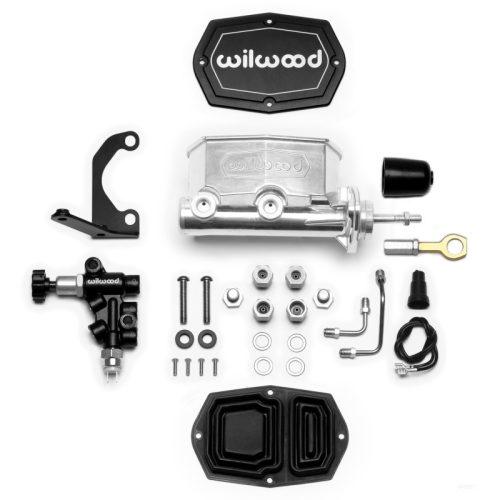 261-15664-P Wilwood Compact Tandem Master Cylinder for Classic Mustang and Heavy-Duty Applications Drop-in