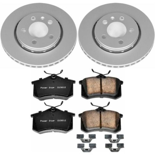 2003-2006 Volkswagen Golf, 2003-2006 Audi TT Quattro Rear PowerStop Z23 Evolution Sport Coated Brake Kit - Premium Replacement