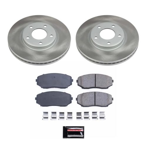 2007-2009 Ford Edge & 2007-2009 Lincoln MKX Front Semi-Coated Rotor Brake Assembly - Premium Replacement for Heavy-Duty Fleet and Truck Use