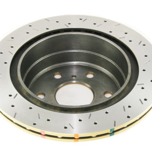 DBA 4000 Series XS Rotors Drilled and Slotted Rear Rotor - Compatible with Chevrolet Avalanche 2007-12 - Image 7