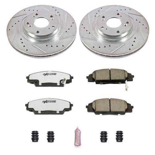 2002-2009 Acura RSX, 2006-2008 Honda Civic Front Z26 Street Warrior Brake Upgrade Kit - Premium Heavy-Duty Performance