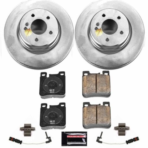 2000-2006 Mercedes-Benz E430, 2005 Chrysler Crossfire Rear PowerStop Z23 Evolution Sport Coated Brake Kit - Heavy-Duty Brake Rotor and Ceramic Pad Upgrade