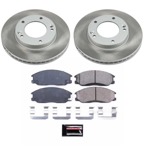 2007-2009 Kia Sorento Front Semi-Coated Rotor Brake Assembly - Heavy-Duty Fleet Replacement