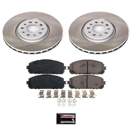 2014-2015 Jeep Cherokee Front Semi-Coated Rotor Brake Assembly - Premium Replacement
