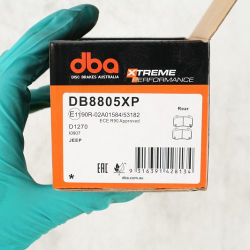 DBA XP Performance Rear Brake Pads for Jeep Grand Cherokee SRT 2012-2021 - Heavy-Duty Brake Pad Assembly for High-Performance Vehicles - Image 10
