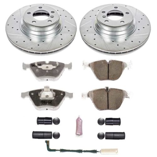 2002-2008 BMW 745i / 745Li / 750i / 750Li Front Z26 Street Warrior Brake Performance Upgrade Kit - Premium Replacement