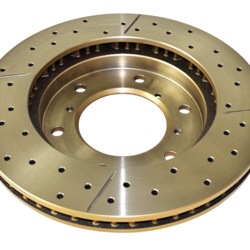 DBA Street Series Cross Drilled and Slotted Rotor for Mitsubishi Montero 2000-2005 - Premium Replacement - Image 2