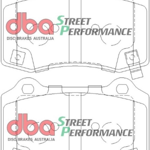 DBA Street Series Rear Brake Pads for Jeep Grand Cherokee 2011-2022 - Premium Replacement