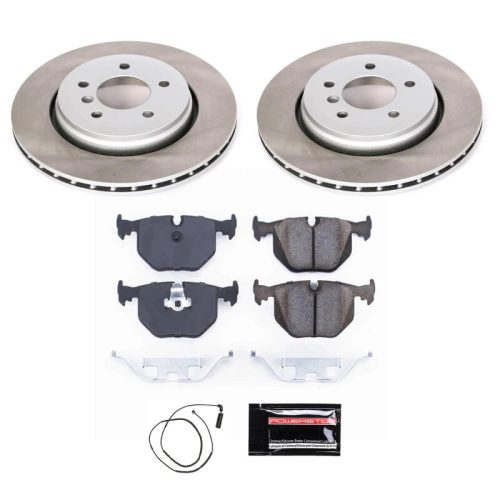 2001-2005 BMW 330i / 330xi Rear Semi-Coated Rotor Brake Assembly - Heavy-Duty Fleet Replacement