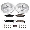 2000 Chrysler Cirrus Front Z23 Evolution Sport Brake Upgrade Kit - Premium Heavy-Duty Rotor and Carbon-Fiber Ceramic Pad Assembly