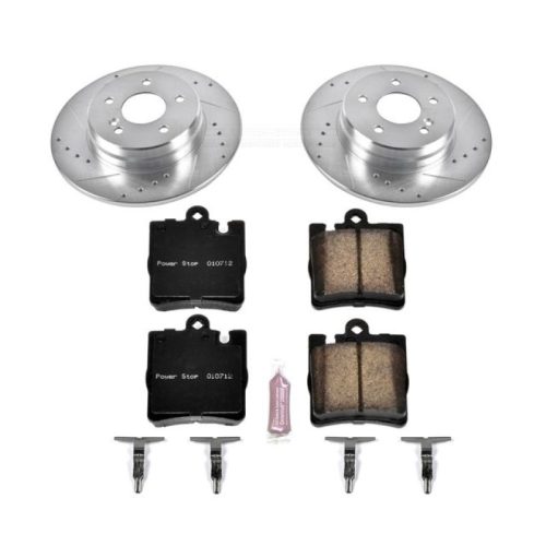 2007-2011 Mercedes-Benz SLK-Class Rear Brake Rotor and Carbon-Fiber Ceramic Brake Pad Upgrade - Heavy-Duty Performance Replacement