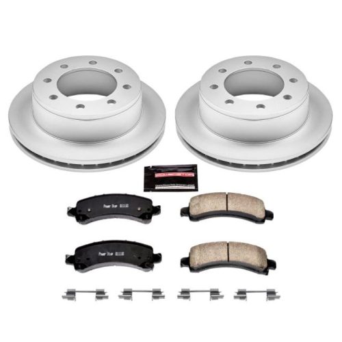 2004-2007 GMC Savana 3500 Rear Brake Rotor and Ceramic Pad Assembly - Premium Replacement
