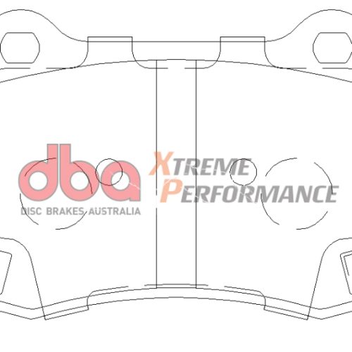 DBA Xtreme Performance Rear Brake Pads for 2000-2006 Jaguar XKR and XJ8, 2003-2005 Volvo S40 - Heavy-Duty High Friction Brake Pad Assembly - Image 5