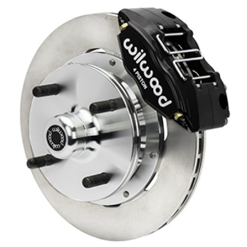 1973-1976 Porsche 914 Front Powerlite Brake Assembly with Plain Face Rotors - Premium Replacement