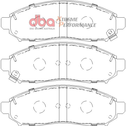 DBA XP650 Heavy-Duty Brake Pads for Nissan Xterra, Frontier, Suzuki Equator 2007-11 - Premium Replacement