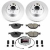 2012-2013 BMW 528i Front Z23 Evolution Sport Coated Brake Rotor and Carbon-Fiber Ceramic Pad Assembly - Premium Replacement
