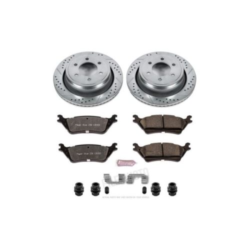 2012-2013 Ford F-150 Heavy-Duty Rear Brake Rotor and Pad Assembly - Premium Replacement