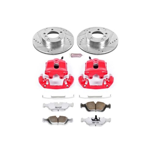 2000 BMW 323i & 323Ci Front Heavy-Duty Brake Rotor and Caliper Upgrade Kit - Premium Replacement