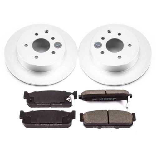 1993-1997 Infiniti J30 Rear Power Stop Z17 Evolution Geomet Coated Brake Kit - Premium Replacement