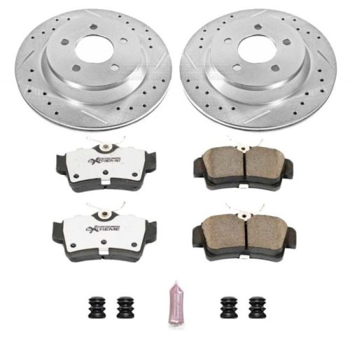 2004-1997 Ford Mustang Rear Z26 Street Warrior Brake Upgrade Kit - Premium Heavy-Duty Performance Replacement