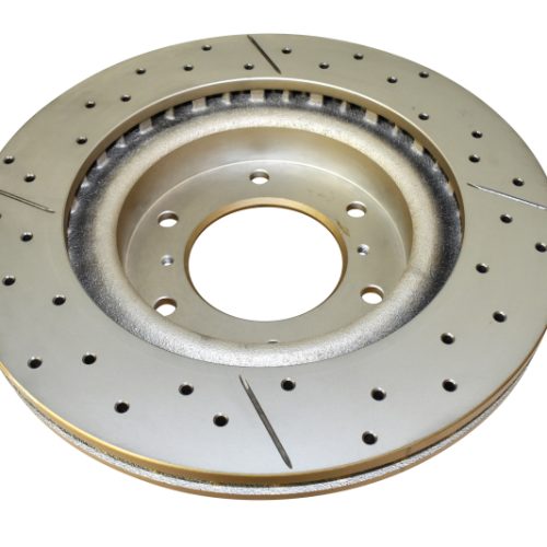 DBA X Street Series Rear Cross Drilled and Slotted Rotor for Jeep JK Wrangler 2011-13 - Premium Replacement - Image 4