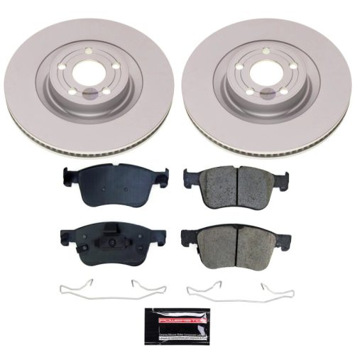 2022-2023 Ford Maverick & Bronco Sport Heavy-Duty Front Brake Rotor and Ceramic Pad Assembly - Premium Replacement