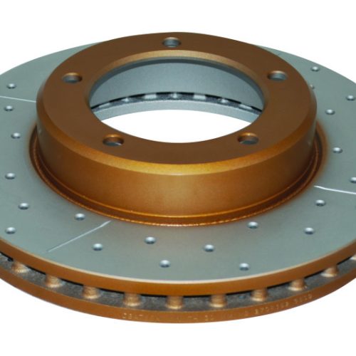 DBA Street Series Front Drilled and Slotted Rotor for Toyota Land Cruiser 1998-2007 - Premium Replacement