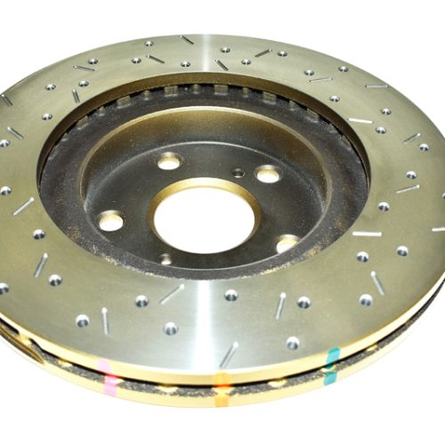 DBA 4000 Series Drilled and Slotted Rotor Front Fitment for Lexus ES350, Toyota Camry, Avalon, RAV4, and Scion tC 2008-2011 - Premium Replacement - Image 3