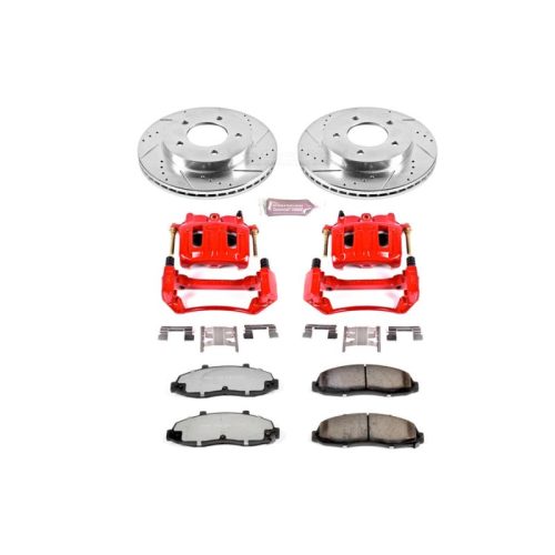 2001-2003 Ford F-150 Front Heavy-Duty Brake Rotor and Caliper Assembly - Premium Replacement