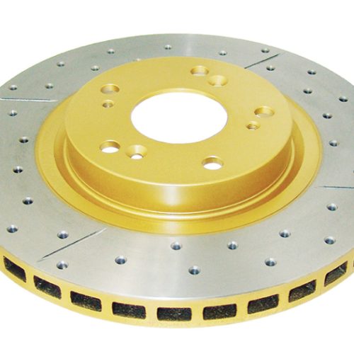 DBA Street Series Drilled and Slotted Rotor for Acura RSX and Honda Civic 2002-12 - Premium Replacement - Image 2