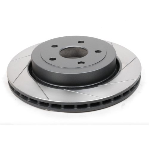 DBA Street Series Rear Slotted Brake Rotor for 2006-10 Jeep Grand Cherokee - Premium Replacement