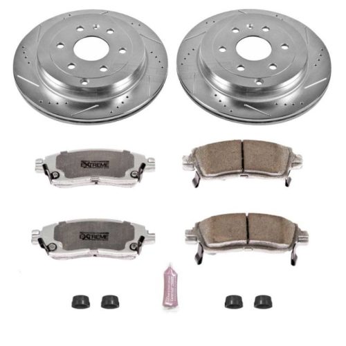 2007-2009 Buick Enclave, 2007-2009 Saturn Outlook, 2008-2009 GMC Acadia Rear Z26 Street Warrior Brake Upgrade Kit - Premium Replacement
