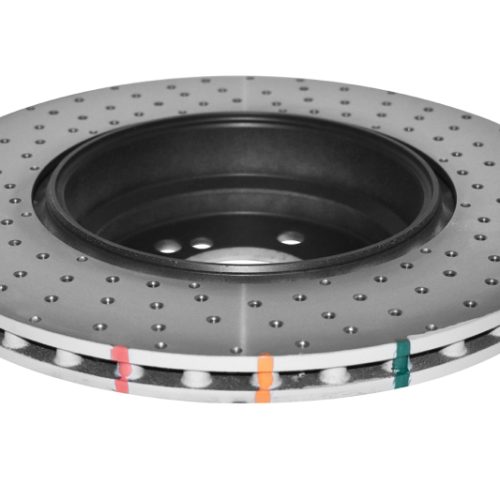 DBA 4000 Series XD Rear Slotted and Dimpled Brake Rotor - Fit for 2008-12 BMW M3 and 2011-12 BMW 1 Series M - Premium Replacement - Image 7