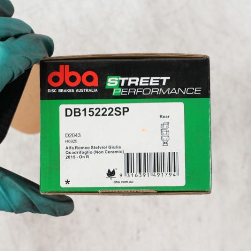 DBA Street Performance Rear Brake Pads for Alfa Romeo Giulia Quadrifoglio 2017-2024 - Premium Replacement - Image 7