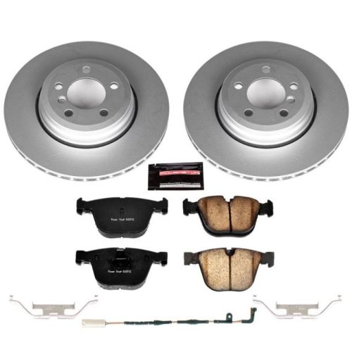 2002-2005 BMW 745i, 745Li, 760i, 760Li Heavy Duty Brake Rotor and Carbon-Fiber Ceramic Pad Assembly - Premium Replacement
