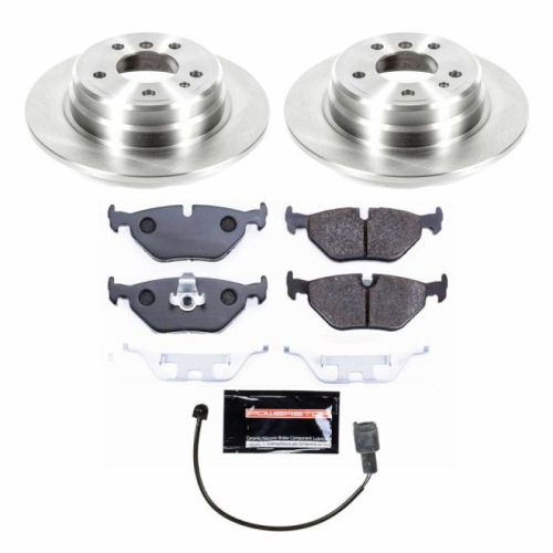 1990-1995 BMW 525i Rear Track Day Brake Kit - High-Performance Brake Rotors and Ceramic Pads for Fleet & Street Use - Premium Replacement