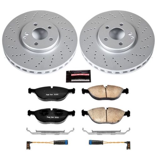 2003-2006 Mercedes-Benz S430 Front Z23 Evolution Sport Coated Brake Kit - Premium Replacement