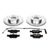 2000-2005 BMW 3 Series & Z4 Front Brake Rotor and Carbon-Fiber Ceramic Pad Upgrade Kit - Heavy Duty Performance Replacement